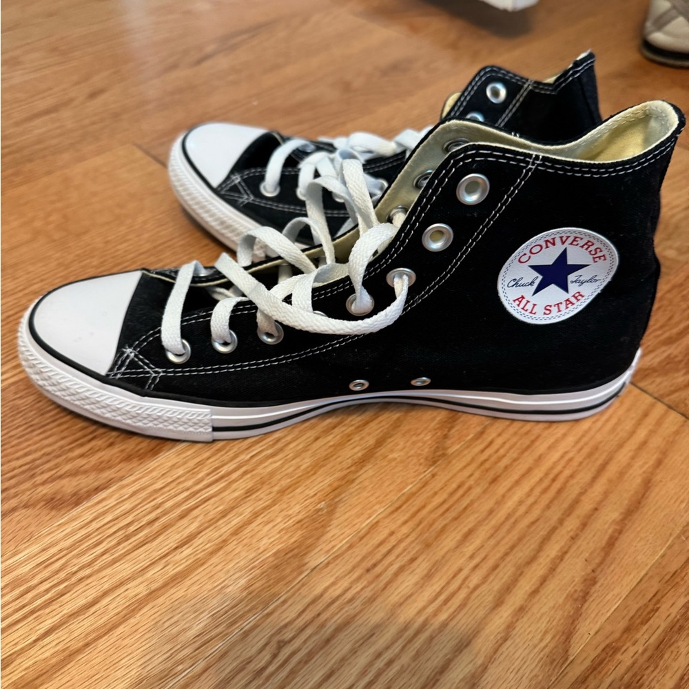 Converse Black & White High Top Sneakers